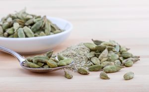 cardamom spice plants used in Chinese Medicine called Sha Ren and Bai Dou Kou