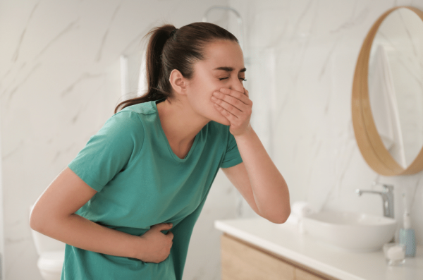 nausea in bathroom treated with Chai Hu Chinese Herbal Medicine in Vancouver